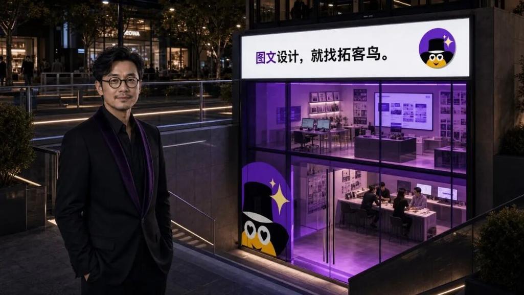 拓客鸟郑泽钧 设计，就用拓客鸟，让图文设计制作更简单高效